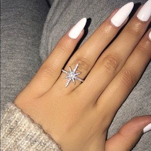 NEW Beautiful 925 Silver Sparkling Star 🌟 Rings